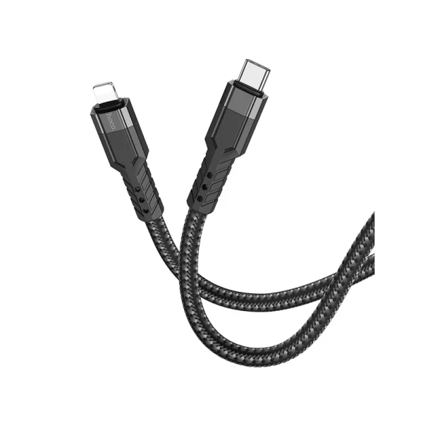 کابل دیتا و شارژ تایپ سی به لایتنینگ هوکو مدل U110