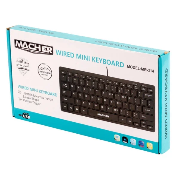 مینی کیبورد سیمی مچر مدل MR-314