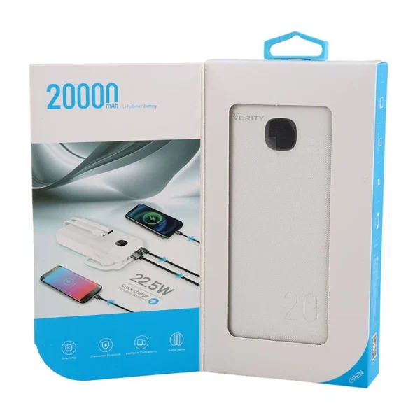 پاوربانک فست شارژ 20000 میلی آمپر وریتی مدل V-PH145