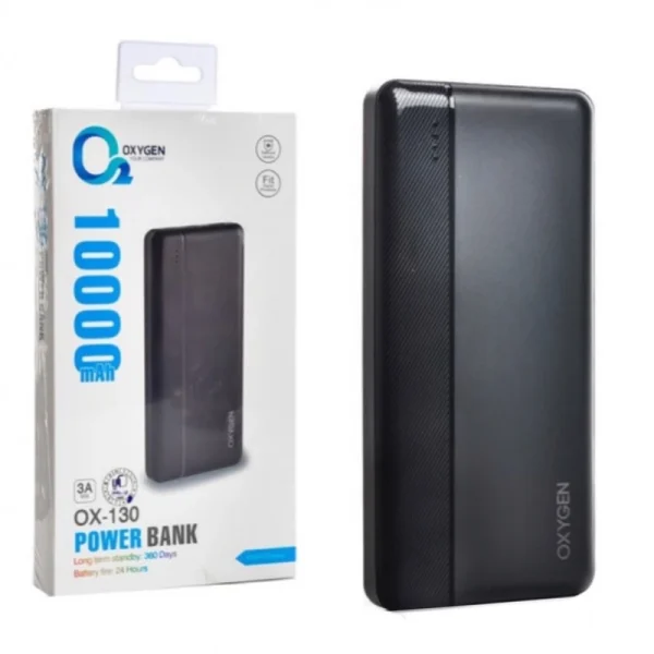 پاوربانک فست شارژ 10000 میلی آمپر اکسیژن مدل OX-130