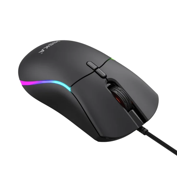موس گیمینگ سیمی RGB هیسکا مدل HX-MOG340