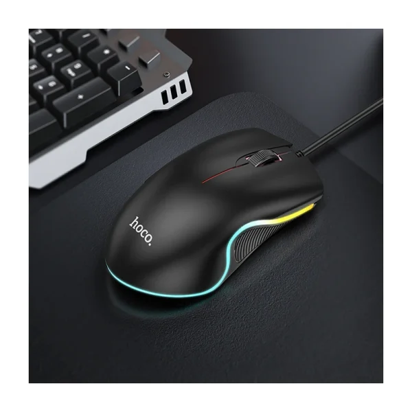 موس گیمینگ سیمی RGB هوکو مدل GM19