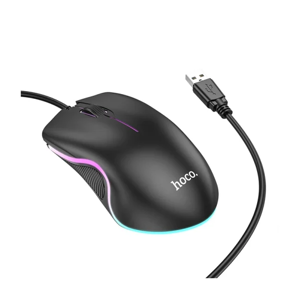 موس گیمینگ سیمی RGB هوکو مدل GM19