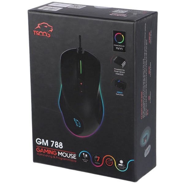 موس سیمی گیمینگ تسکو مدل GM788