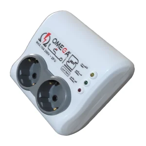 محافظ برق 2خانه یخچالی اُمگا مدل P2100