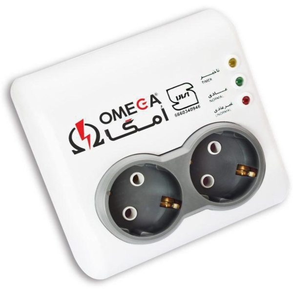 محافظ برق 2خانه یخچالی اُمگا مدل P2100