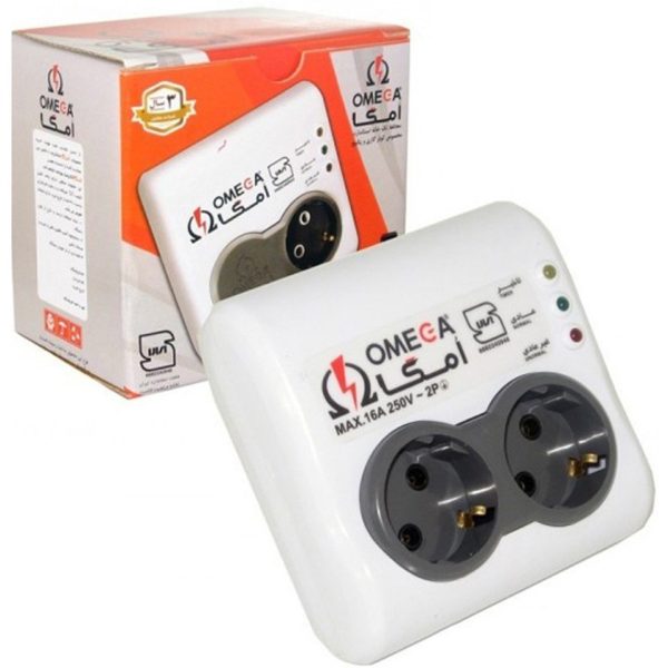 محافظ برق 2خانه یخچالی اُمگا مدل P2100