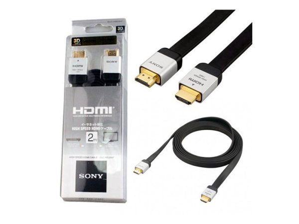کابل فلت HDMI 4K سونی - 2متری