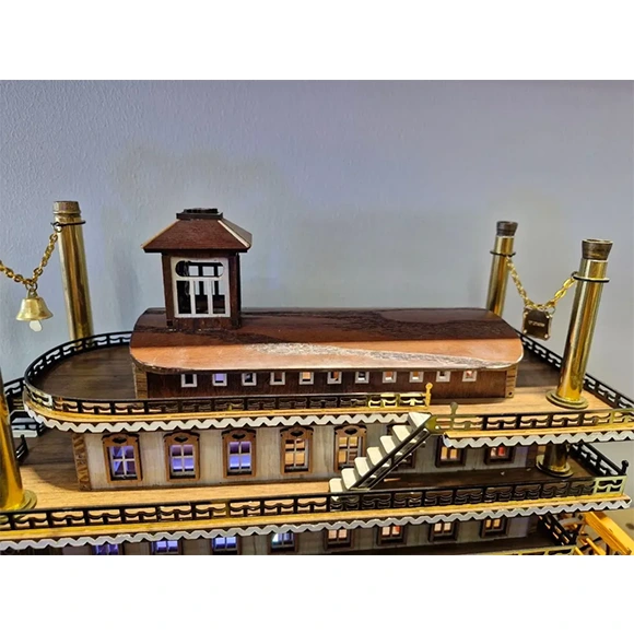 کشتی چوبی دکوراتیو Misisipi 1875
