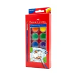 آبرنگ قالبی 12 رنگ برند فابر کاستل Faber Castell paint cakes