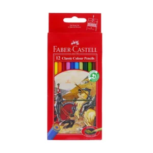 arkayol.ir - مداد رنگی 12 رنگ کلاسیک جعبه مقوایی فابر کاستل FABERCASTELL