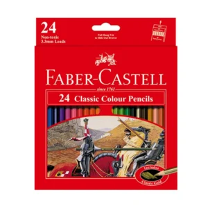 arkayol.ir - مداد رنگی 24 رنگ کلاسیک جعبه مقوایی فابر کاستل FABERCASTELL