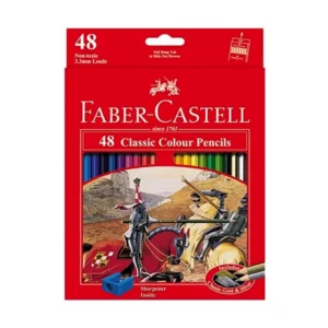 arkayol.ir - مداد رنگی 48 رنگ کلاسیک جعبه مقوایی فابر کاستل FABERCASTELL