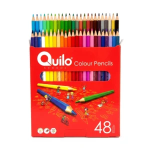 arkayol.ir - مداد رنگی 48 رنگ جعبه مقوایی کویلو Quilo