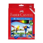 arkayol.ir - مداد رنگی آبرنگی 48 رنگ جعبه مقوایی طرح طوطی فابر کاستل FABERCASTELL