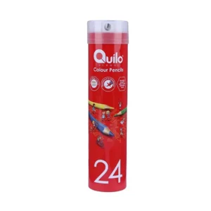 Arkayol.ir- مداد رنگی 24 رنگی استوانه ای فلزی کویلو QUILO