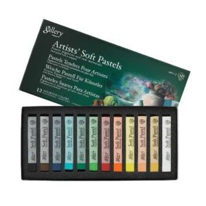 arkayol.ir-پاستل گچی مانگیو 12 رنگ سری گالری آرتیستMungyo SoftPastel