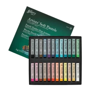 arkayol.ir-پاستل گچی مانگیو 24 رنگ سری گالری آرتیستMungyo SoftPastel