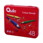 arkayol.ir - مداد رنگی 48 رنگ جعبه فلزی کویلو Quilo