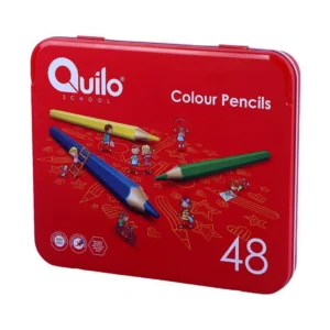 arkayol.ir - مداد رنگی 48 رنگ جعبه فلزی کویلو Quilo